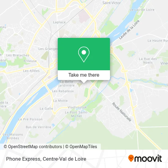 Phone Express map