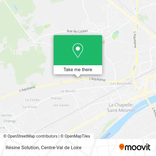 Résine Solution map