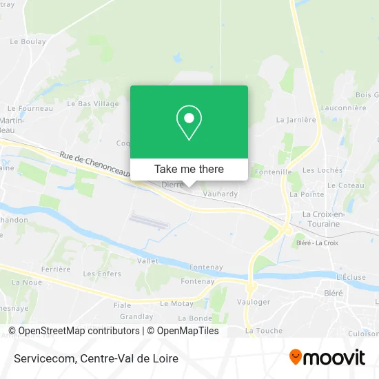 Servicecom map