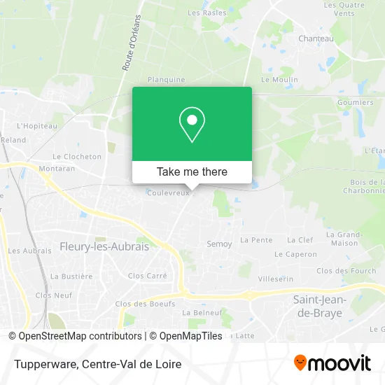 Tupperware map