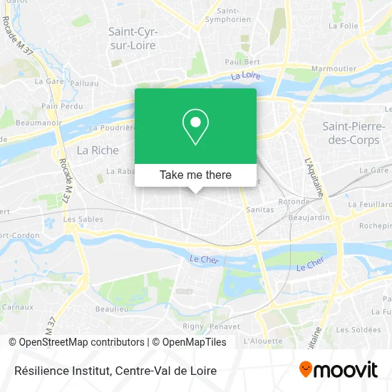 Résilience Institut map