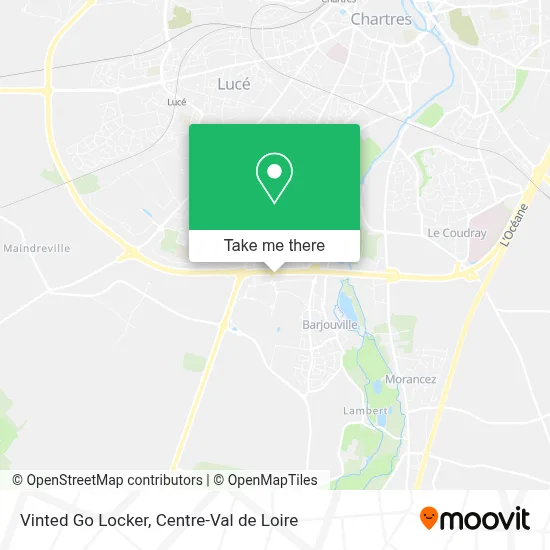 Vinted Go Locker map