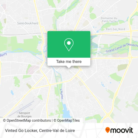 Vinted Go Locker map