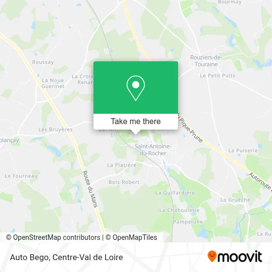Auto Bego map