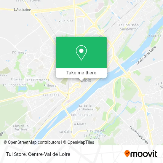 Tui Store map