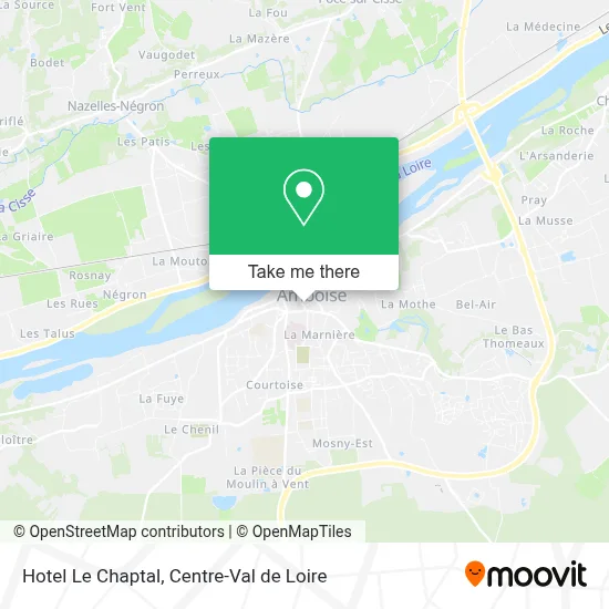 Hotel Le Chaptal map