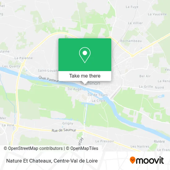 Nature Et Chateaux map