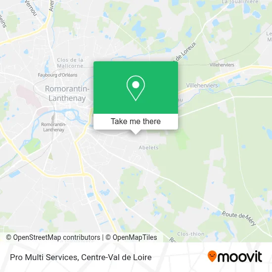 Pro Multi Services map