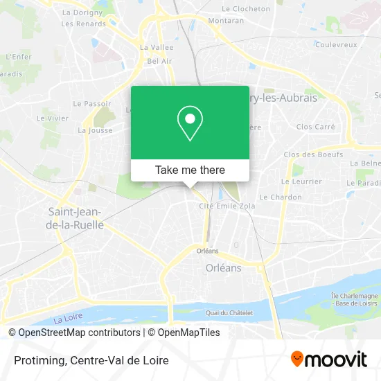 Protiming map