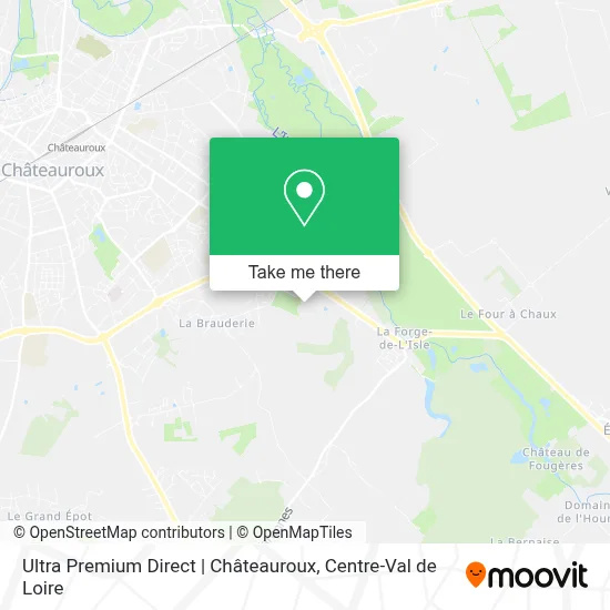 Ultra Premium Direct | Châteauroux map