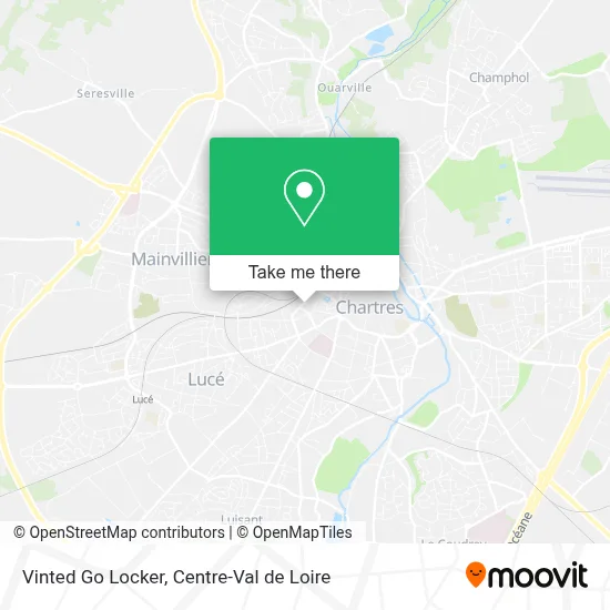 Vinted Go Locker map
