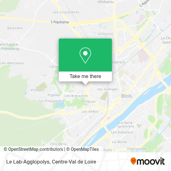 Le Lab-Agglopolys map