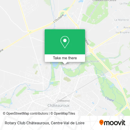 Rotary Club Châteauroux map