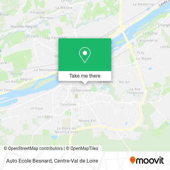 Auto Ecole Besnard map