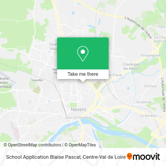 School Application Blaise Pascal map