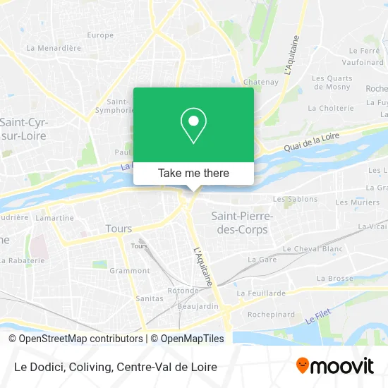 Le Dodici, Coliving map