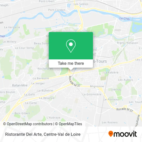 Ristorante Del Arte map