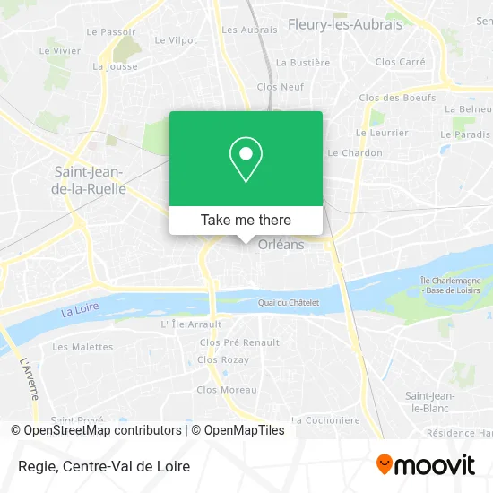 Régie map