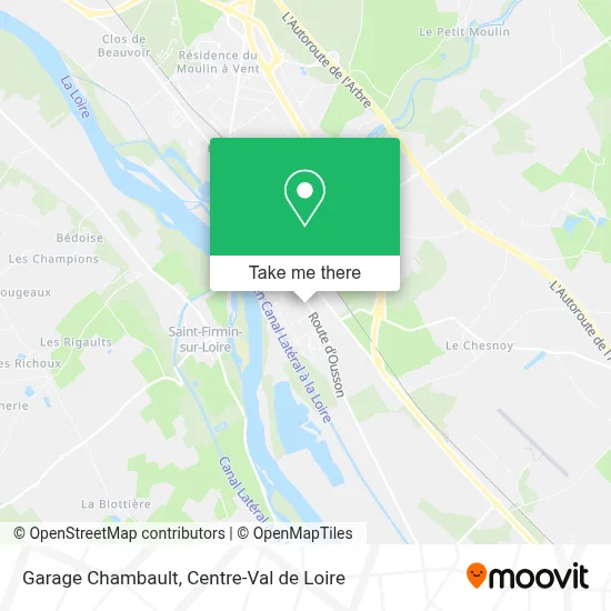 Garage Chambault map