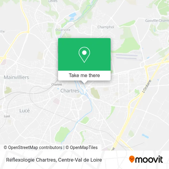 Réflexologie Chartres map