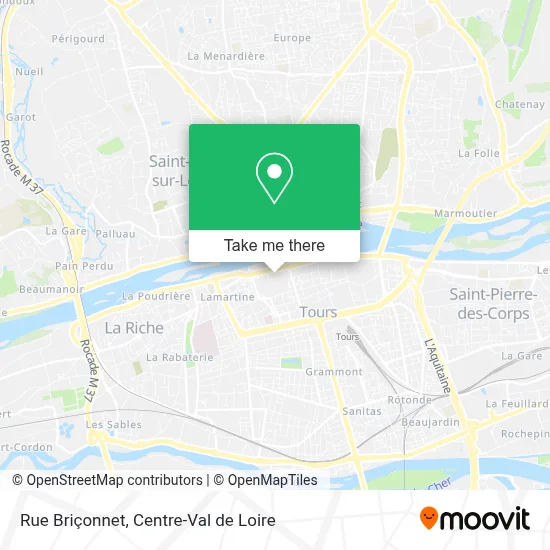 Rue Briçonnet map