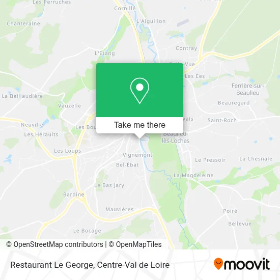 Restaurant Le George map