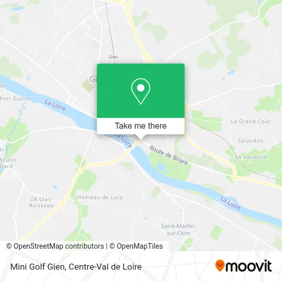 Mini Golf Gien map