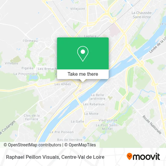 Raphael Peillon Visuals map