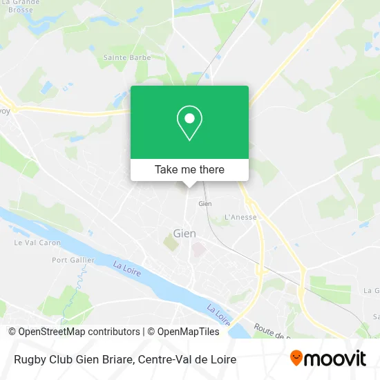 Rugby Club Gien Briare map