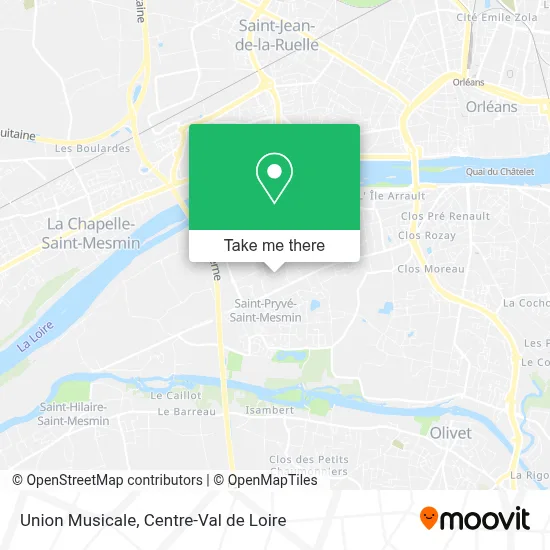 Union Musicale map