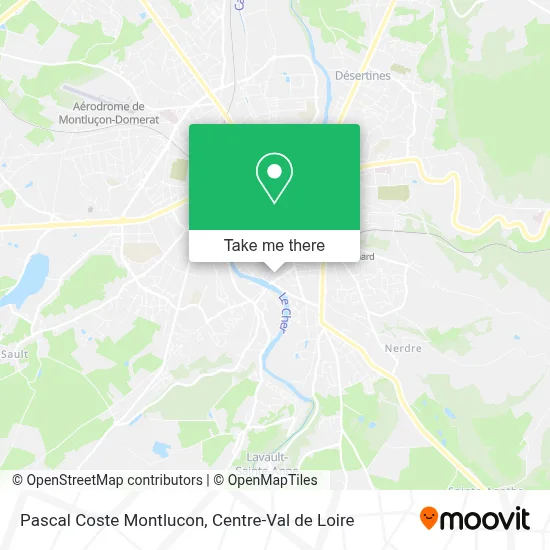 Pascal Coste Montlucon map