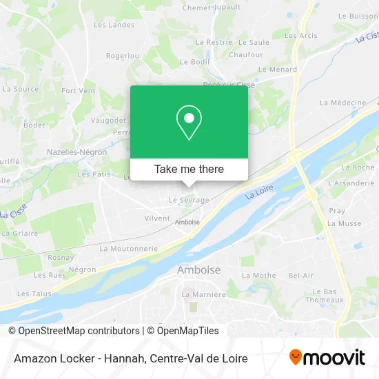 Amazon Locker - Hannah map