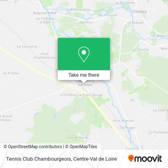 Tennis Club Chambourgeois map