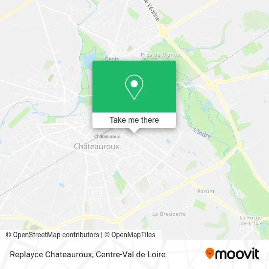 Mapa Replayce Chateauroux