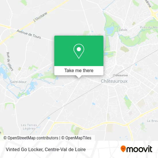 Vinted Go Locker map