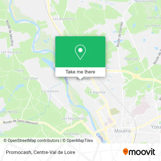 Promocash map