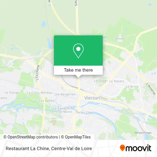 Restaurant La Chine map