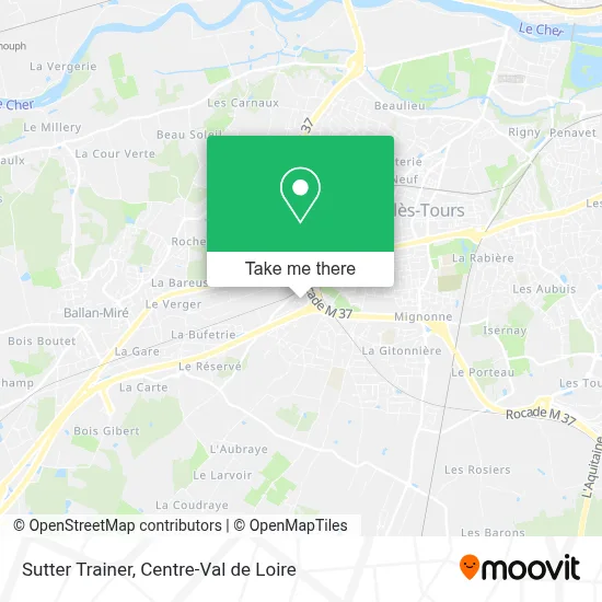 Sutter Trainer map