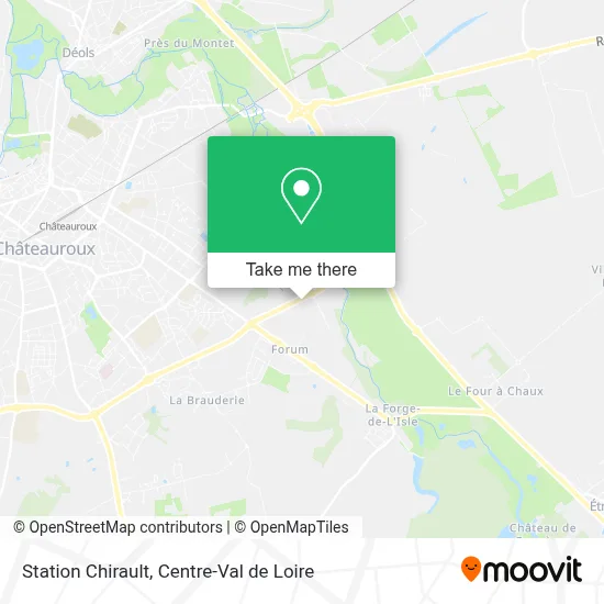 Station Chirault map