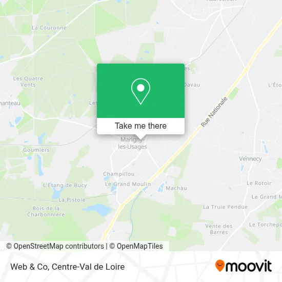 Web & Co map