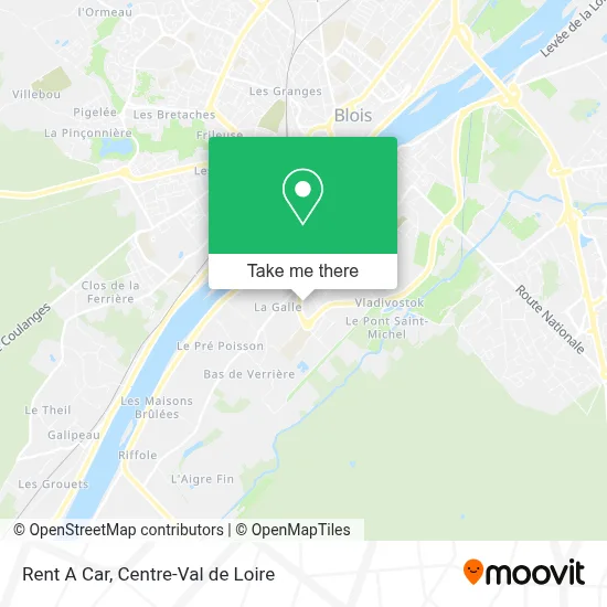 Mapa Rent A Car