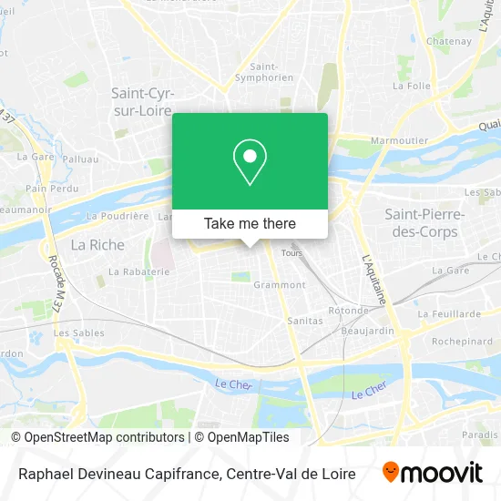 Raphael Devineau Capifrance map