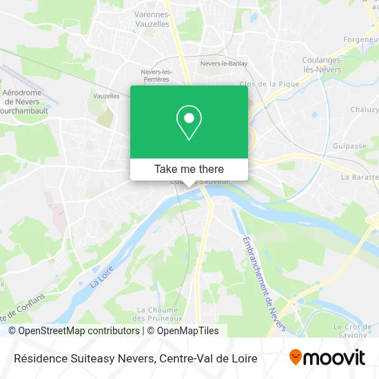 Résidence Suiteasy Nevers map
