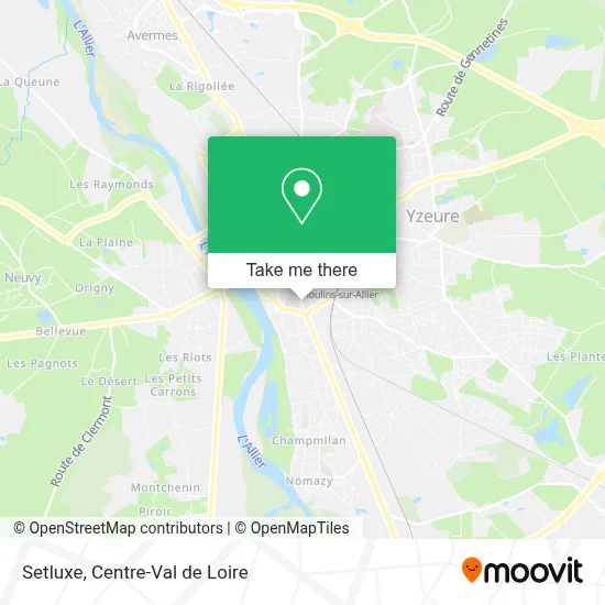 Setluxe map