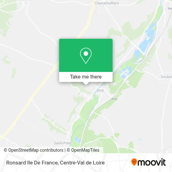 Ronsard Ile De France map