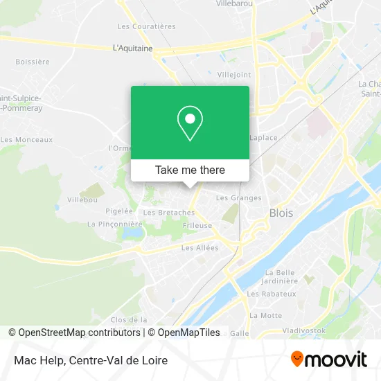 Mac Help map
