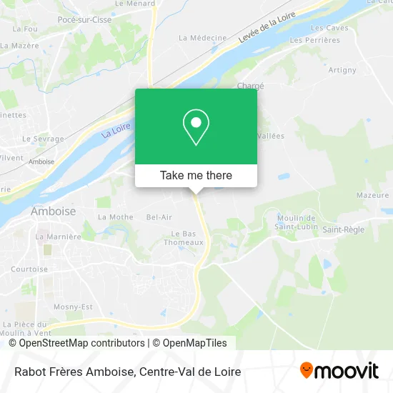 Rabot Frères Amboise map
