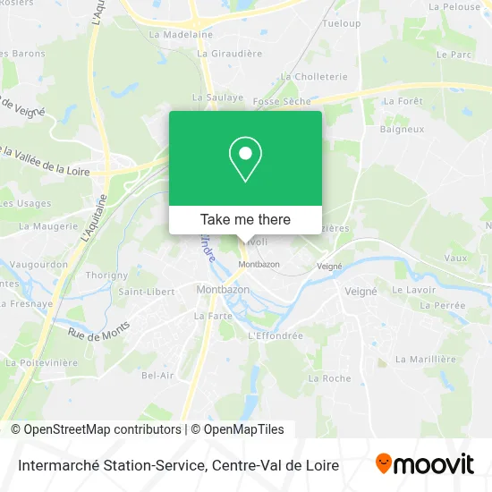 Intermarché Station-Service map