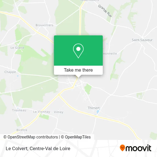 Le Colvert map