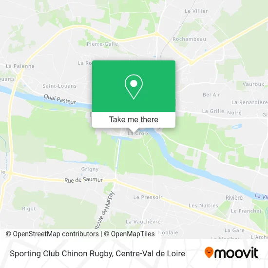 Sporting Club Chinon Rugby map